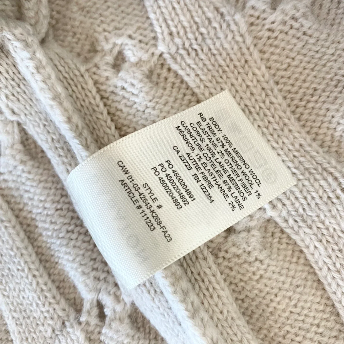Aritzia Babaton Glory Merino Wool Sweater image indicator(7)