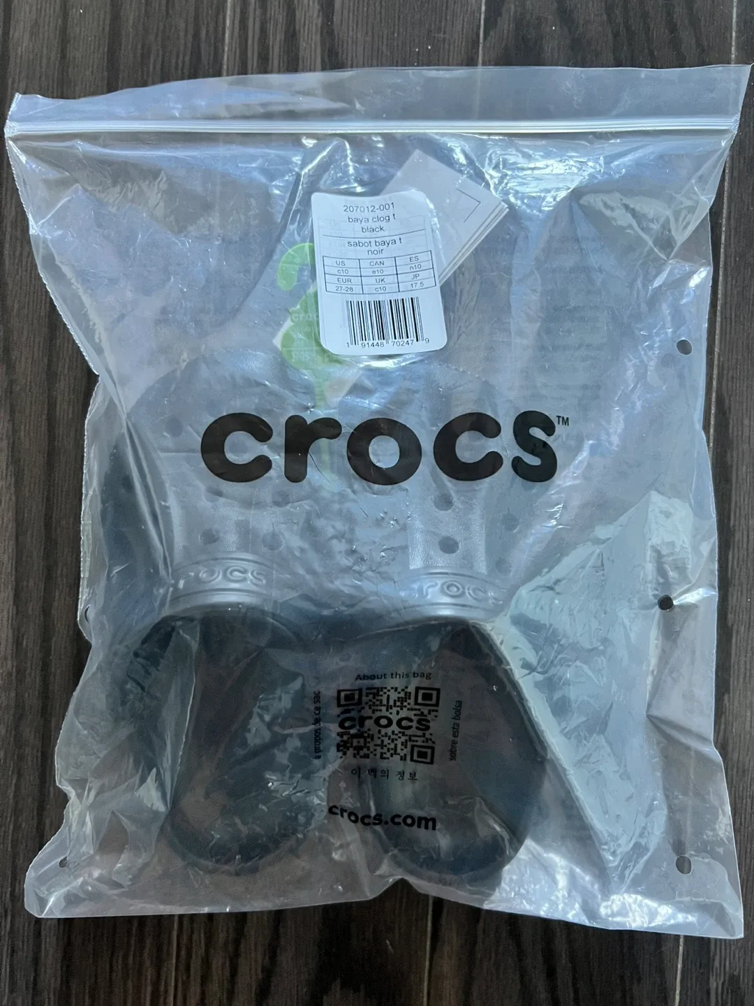 Crocs Baya Clog Kids Black - Size 8 image indicator(3)