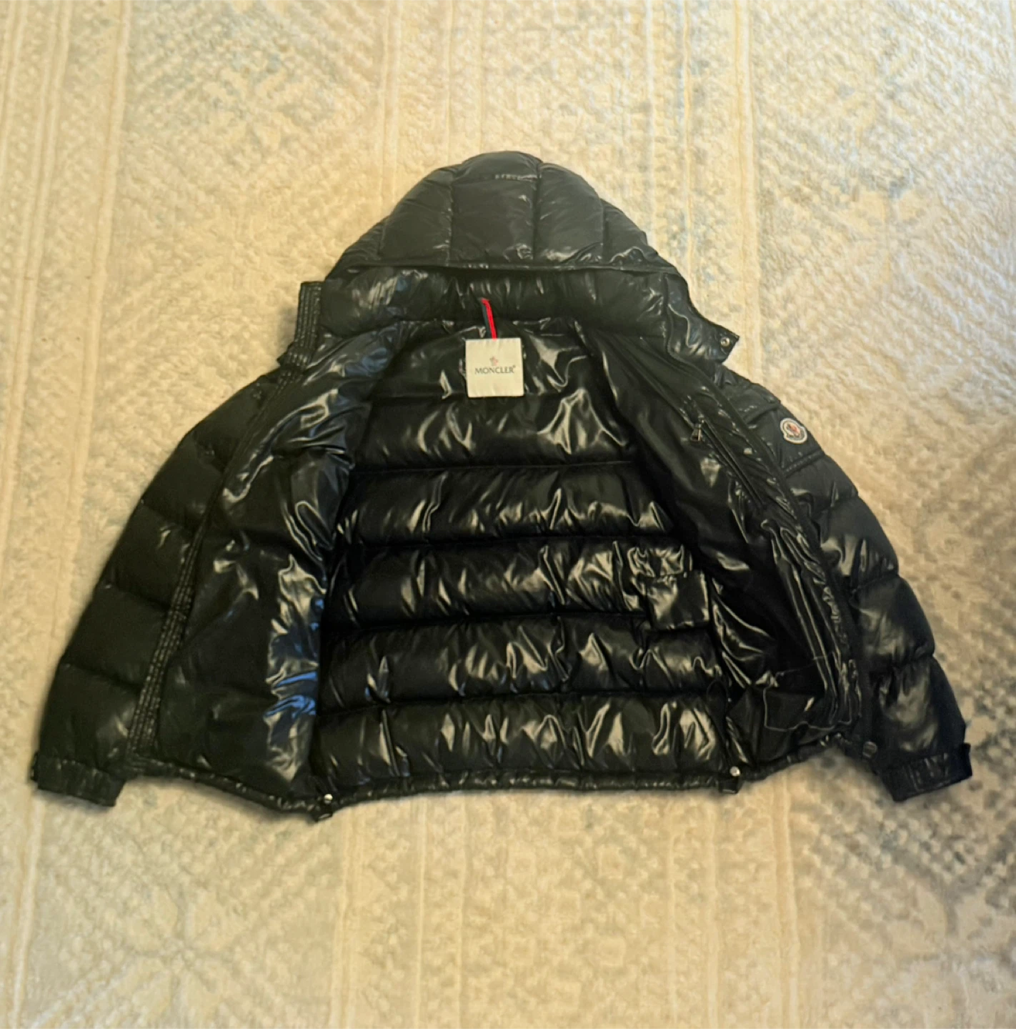 Moncler Black Padded Down Jacket - photo 2