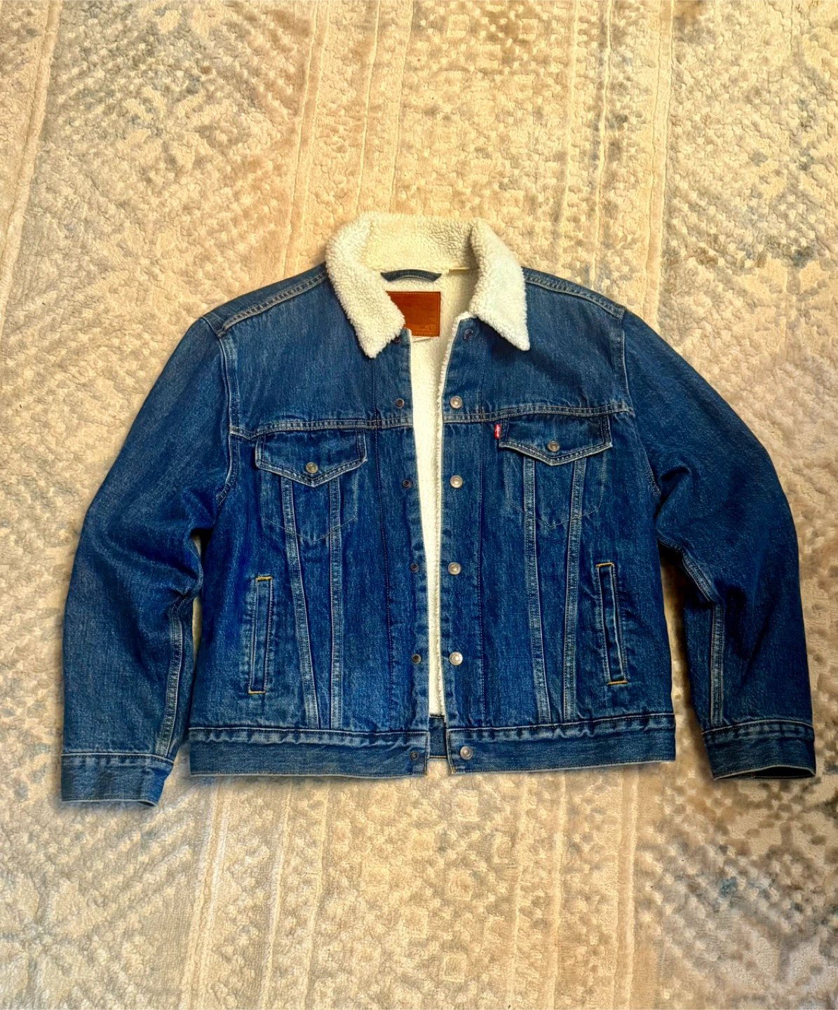 Levi's Sherpa Trucker Jacket - Denim Blue