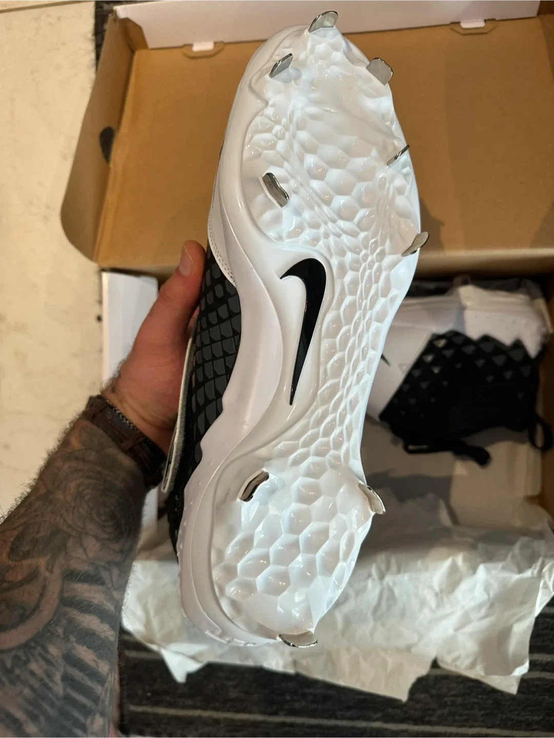 Nike Men's Baseball Cleats Size 12 (Mike Trout edition) image indicator(3)