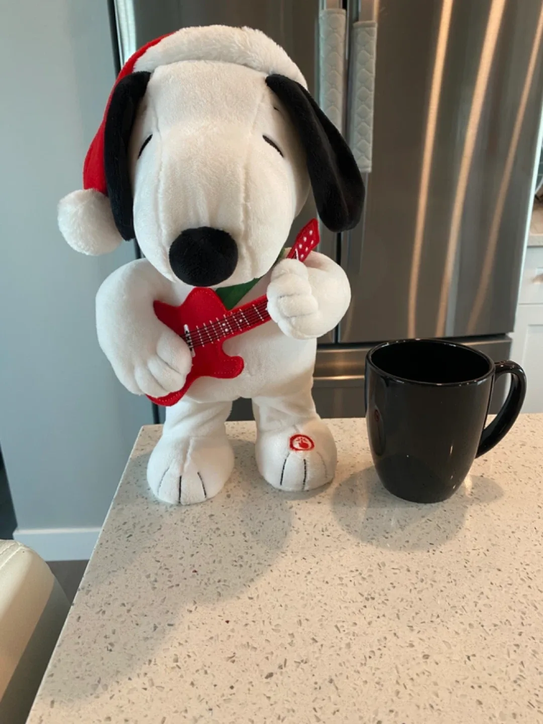 VINTAGE Snoopy Animated Christmas Plush Toy thumbnail
