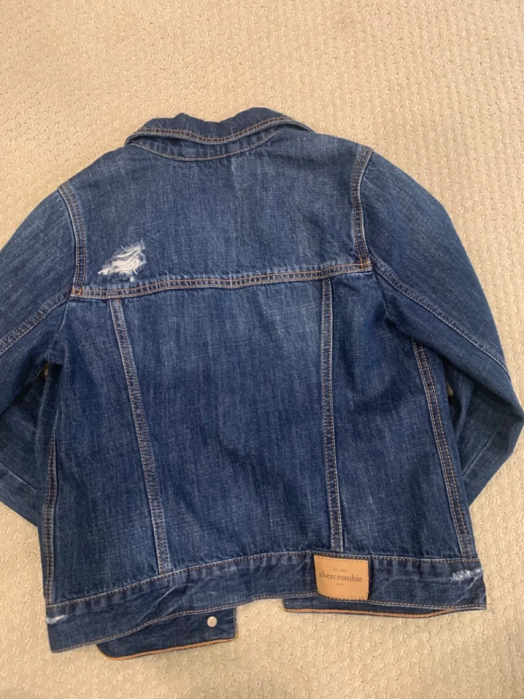 Abercrombie Kids Denim Jacket - Size 11/12 image indicator(3)
