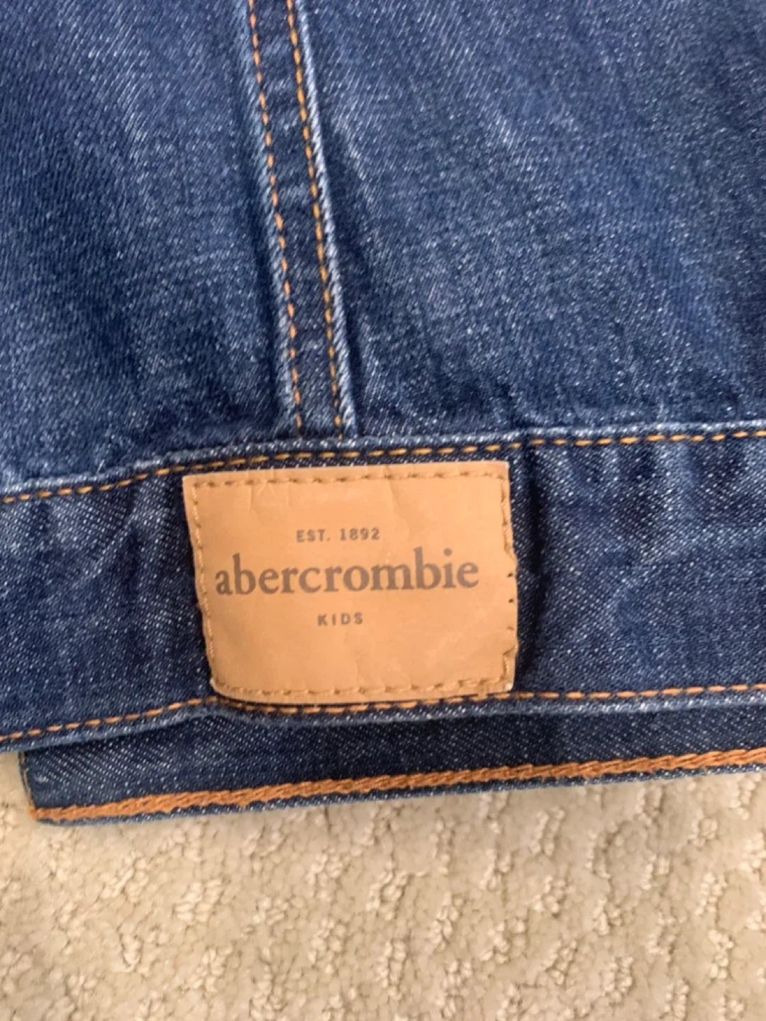 Abercrombie Kids Denim Jacket - Size 11/12 image indicator(4)