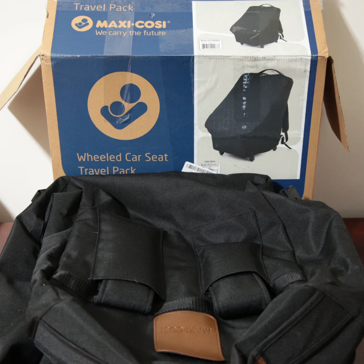 Maxi-Cosi Wheeled Car Seat Travel Pack - Black image indicator(2)