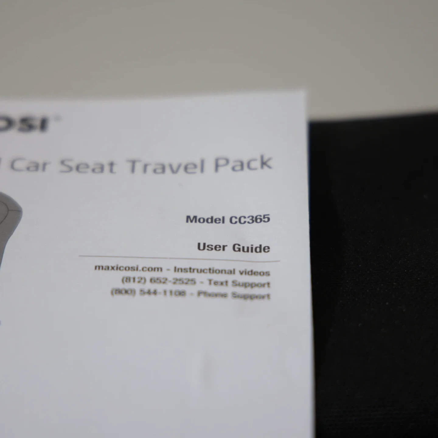 Maxi-Cosi Wheeled Car Seat Travel Pack - Black image indicator(10)