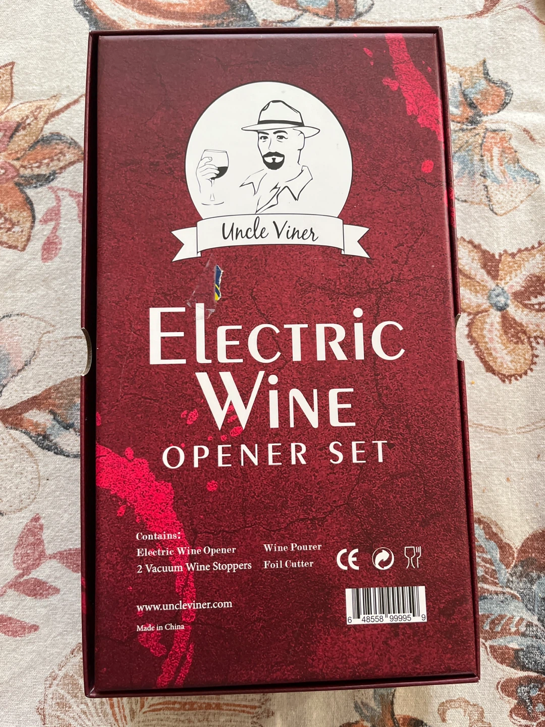 Uncle Viner Electric Wine Opener Set (New) - photo 4
