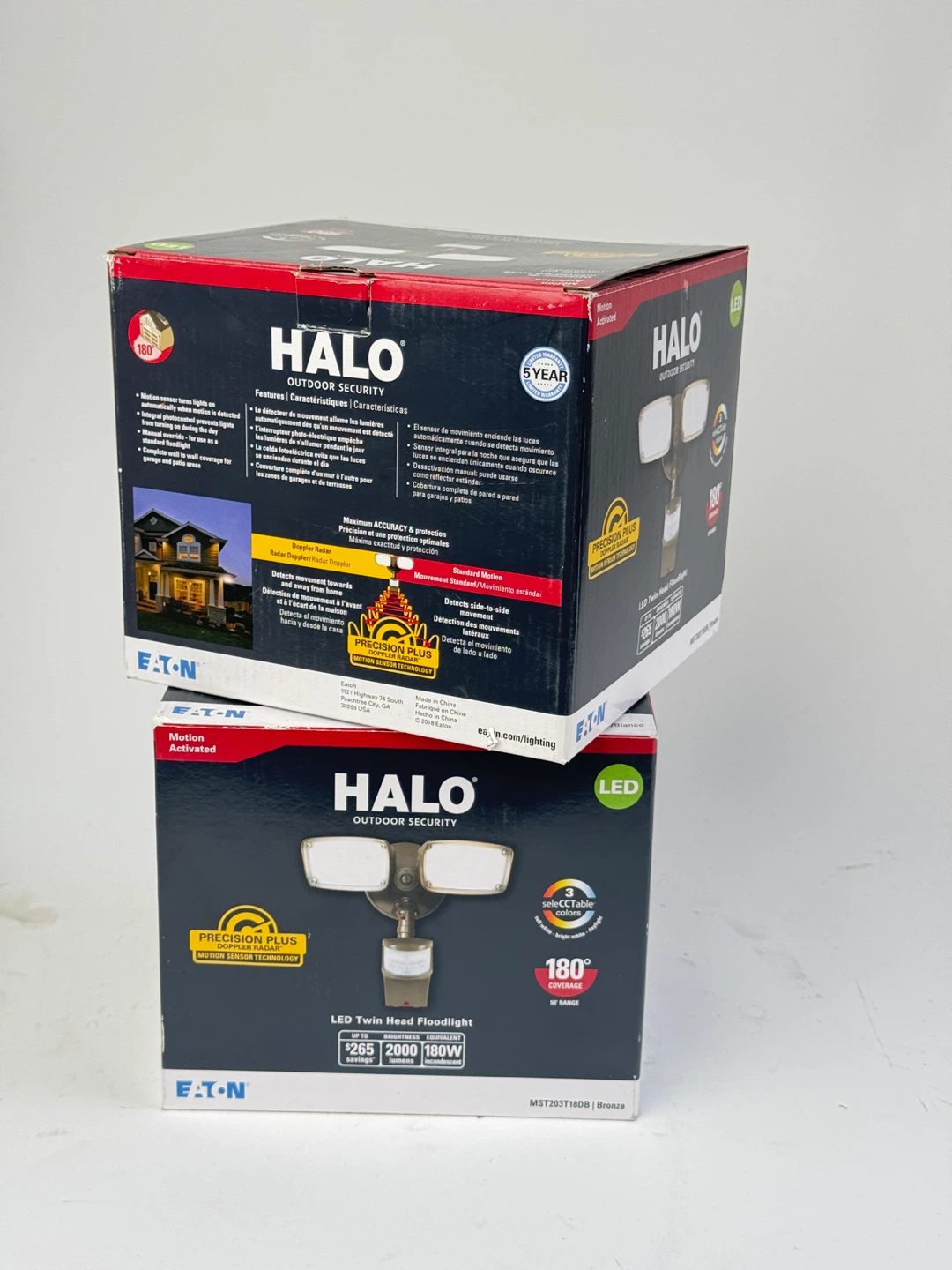 Halo Outdoor Security LED Twin Head Floodlight