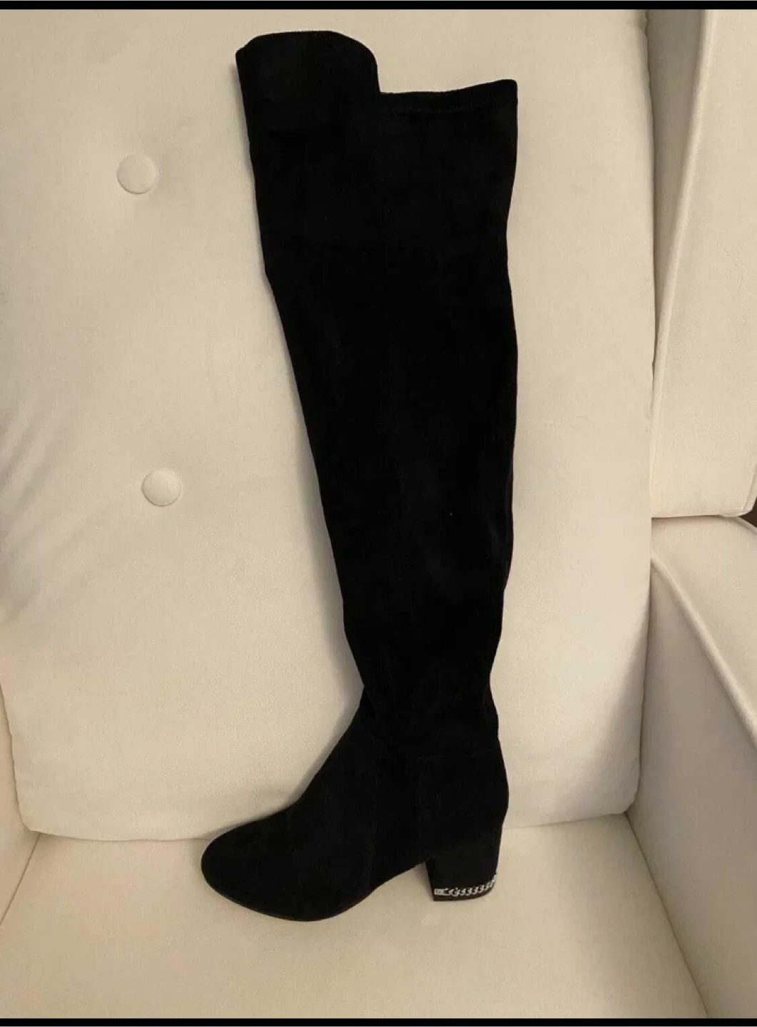 NEW Steve Madden Black Over-the-Knee Boots image indicator(2)