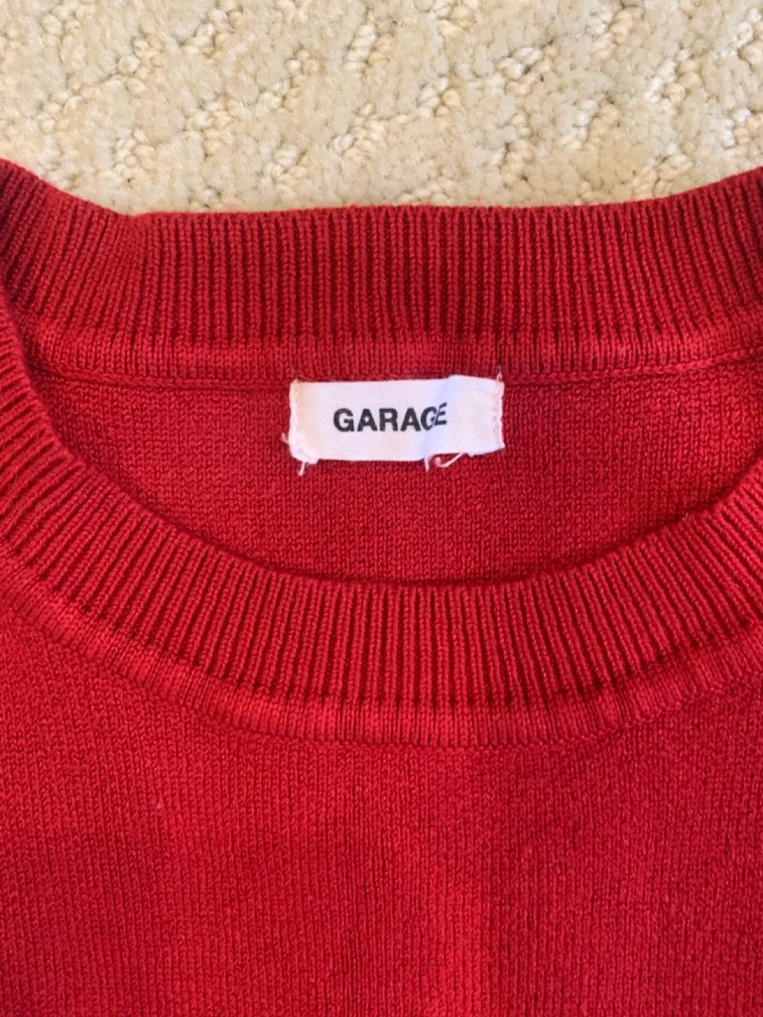 Garage Red Sweater Vest - Size XS image indicator(2)