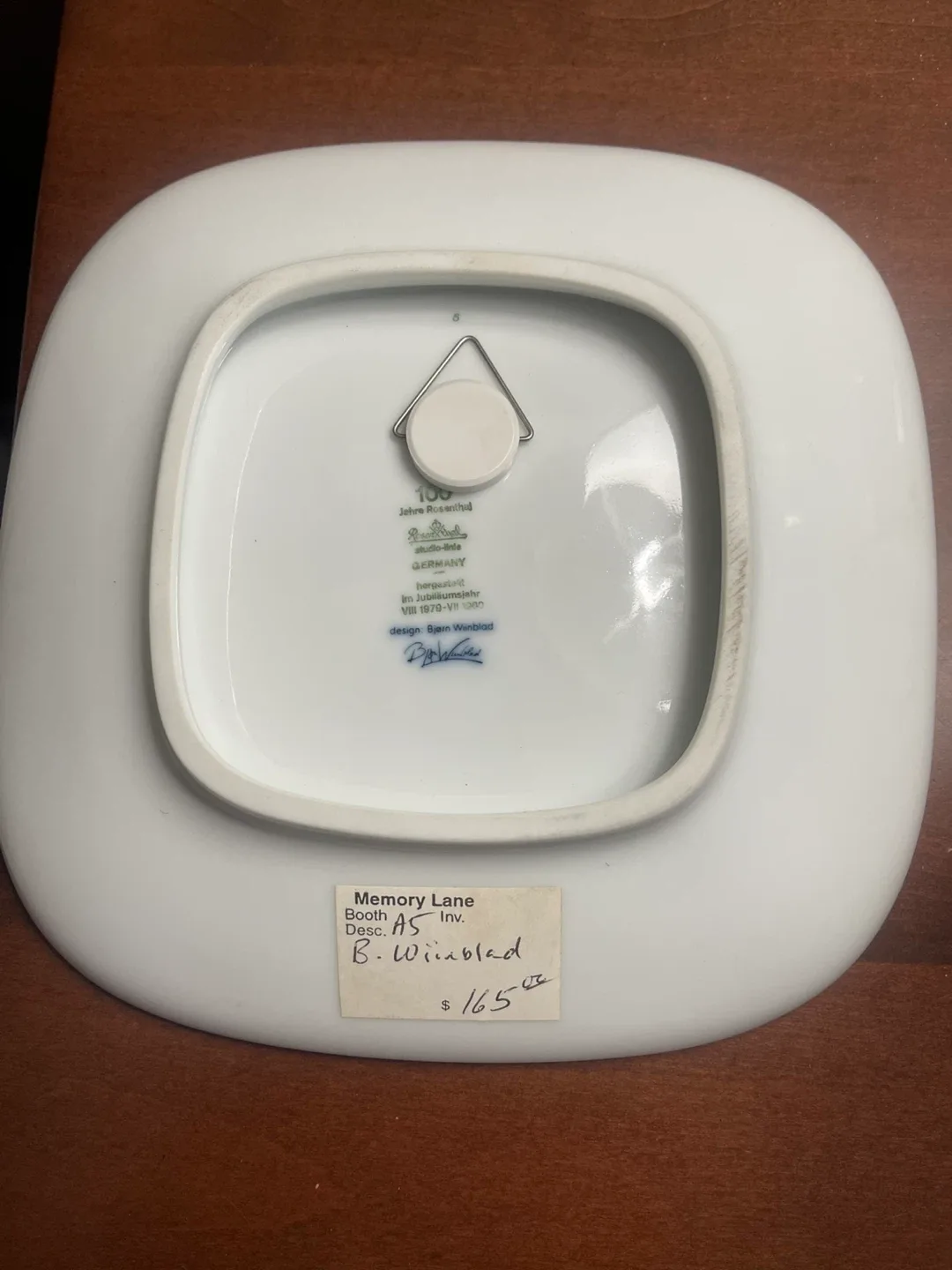 Rosenthal Studio-Linie Bjorn Wiinblad Plate & Vase image indicator(2)