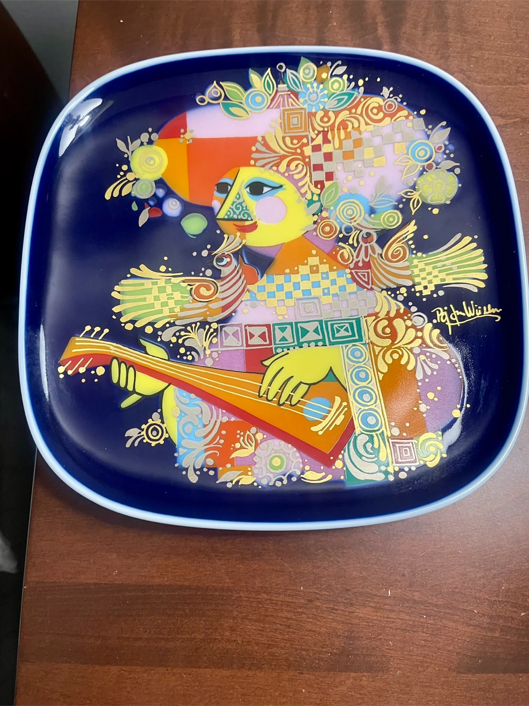 Rosenthal Studio-Linie Bjorn Wiinblad Plate & Vase