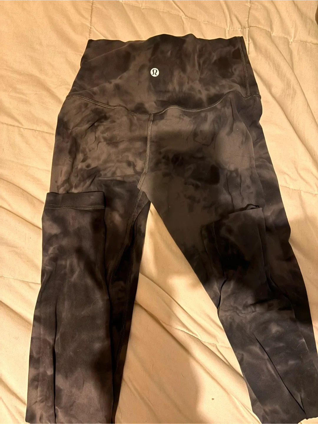 Lululemon Align Leggings - Black Tie Dye thumbnail
