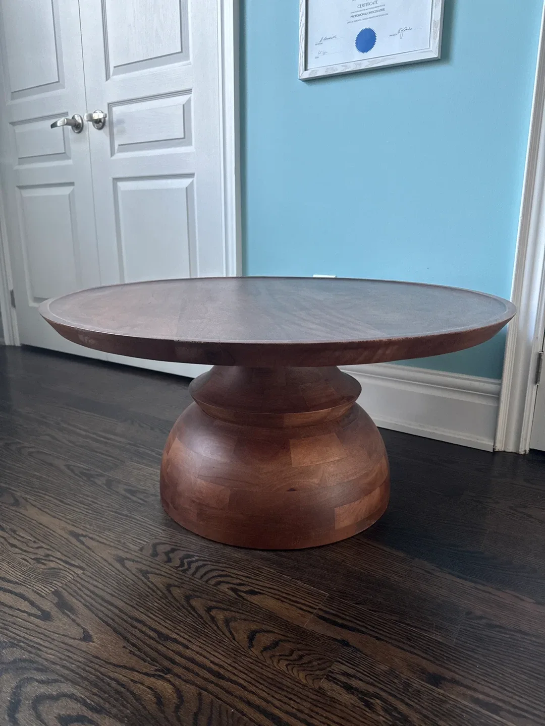 Solid Wood Round Coffee Table thumbnail