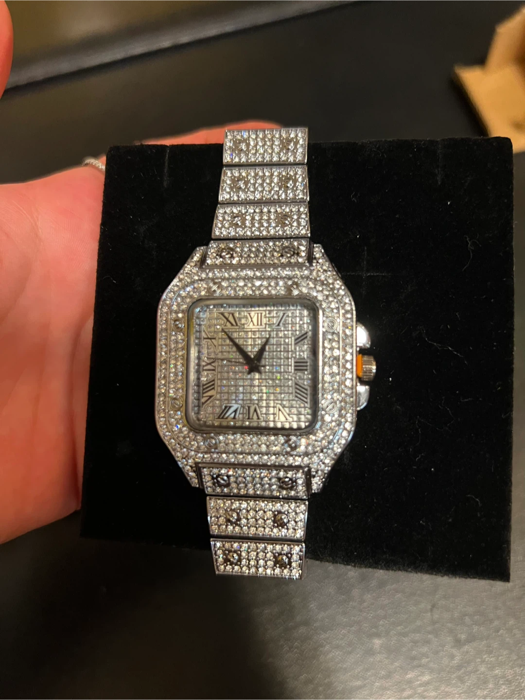 Iced Out Silver Watch - photo 4