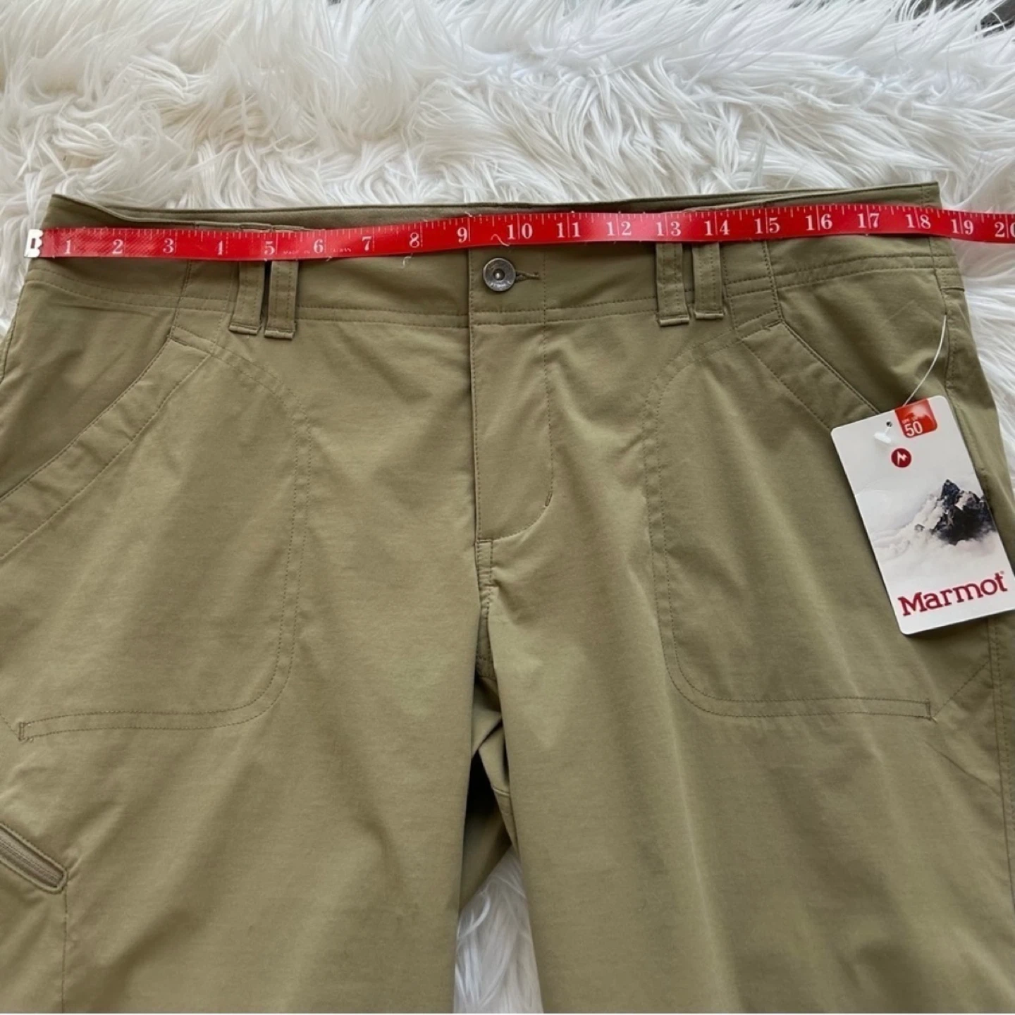 Marmot Lobo Mid Rise Bermuda Cargo Shorts Womens Size 12 - photo 5