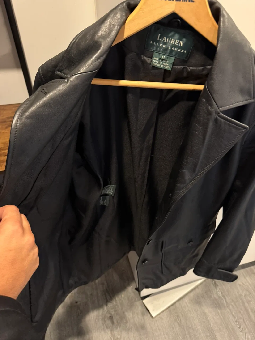 Ralph Lauren Leather Jacket - Size S image indicator(3)