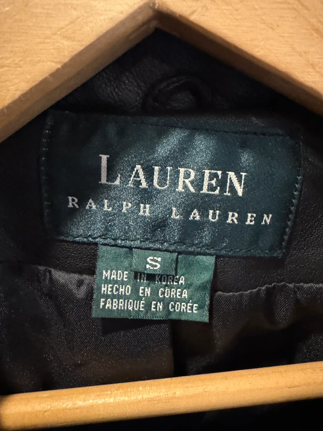 Ralph Lauren Leather Jacket - Size S