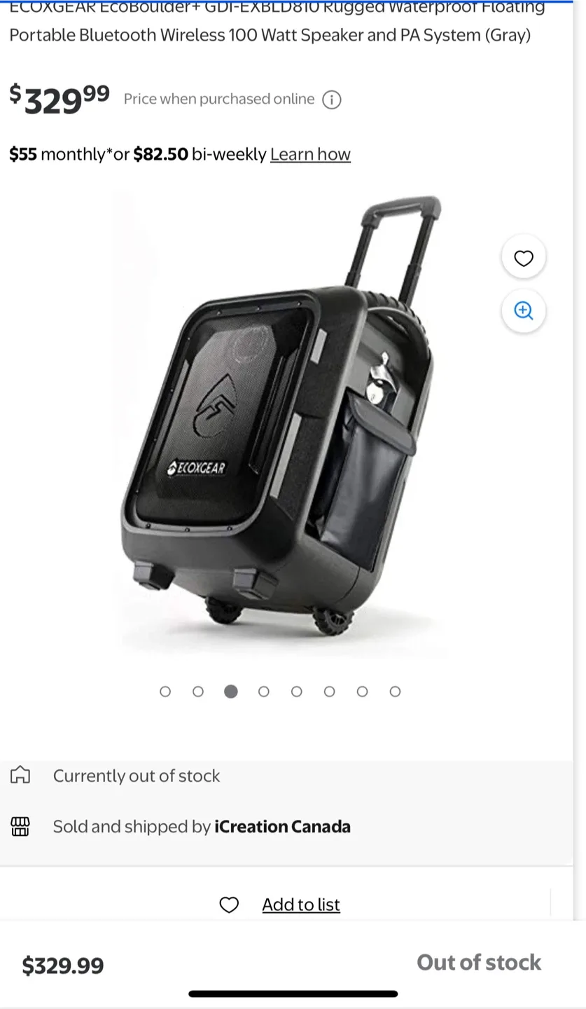 ECOXGEAR EcoBoulder+ GDI-EXBLD810 Waterproof Bluetooth Speaker image indicator(4)