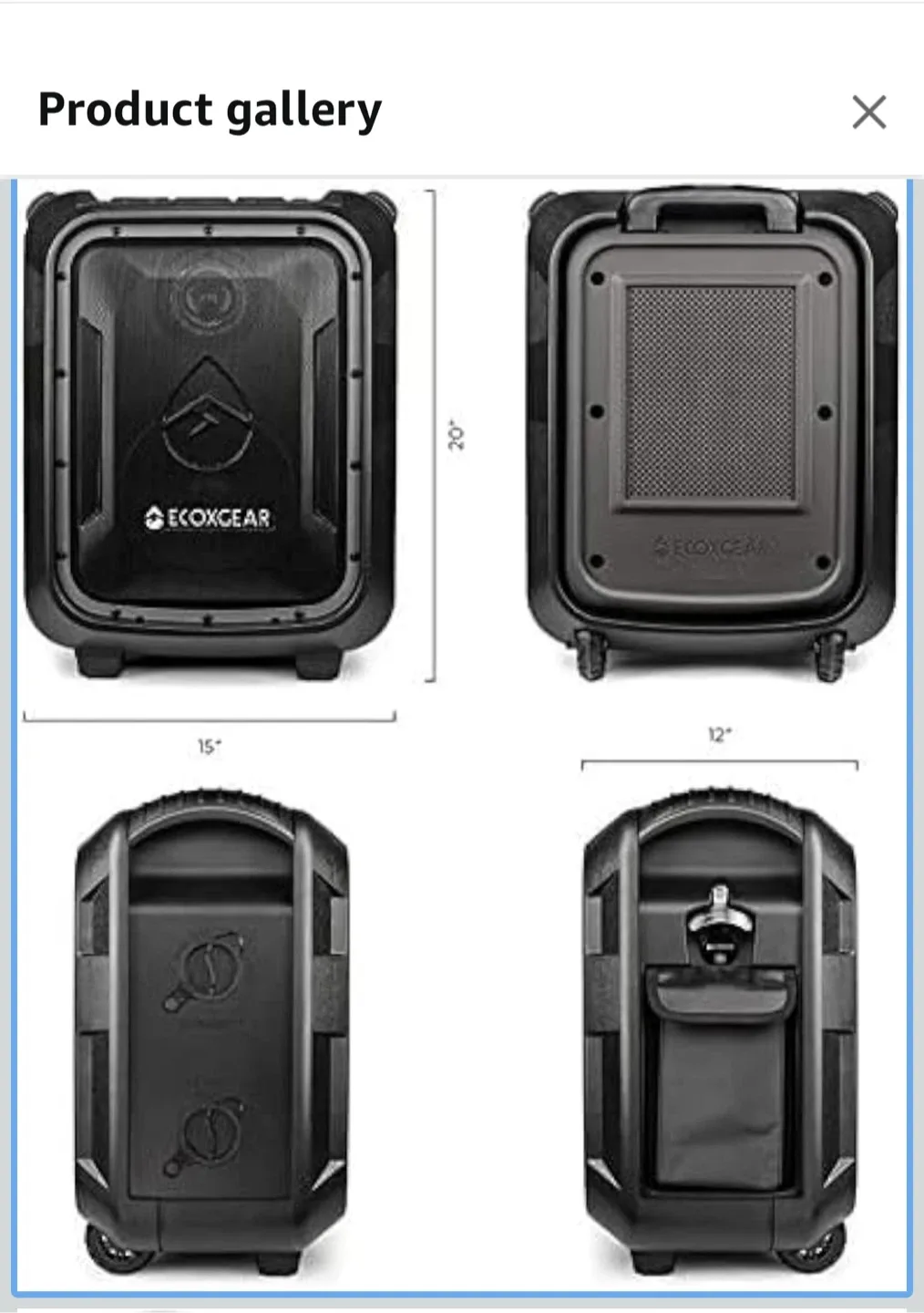 ECOXGEAR EcoBoulder+ GDI-EXBLD810 Waterproof Bluetooth Speaker image indicator(5)