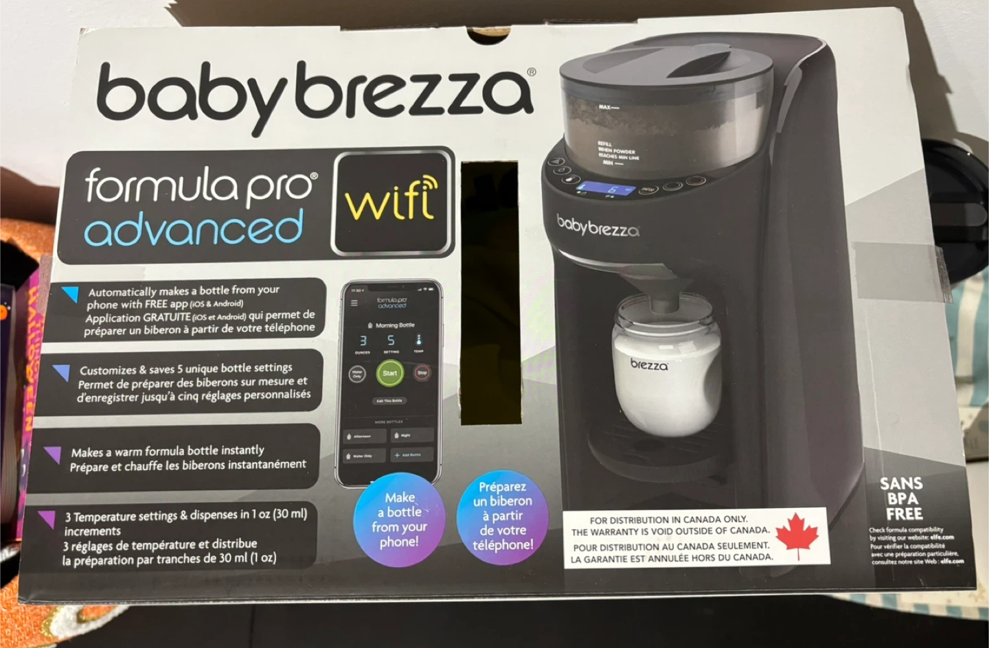 Baby Brezza Formula Pro Advanced WiFi - Like New! - photo 2