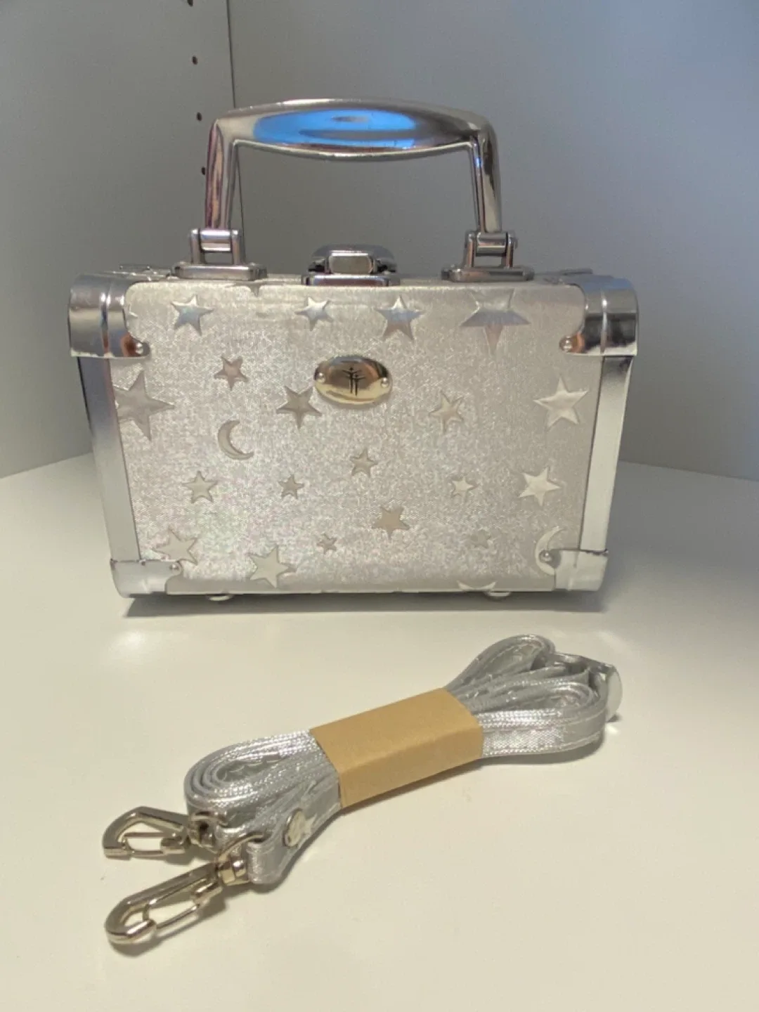Mini Trunk Silver Star Design Bag image indicator(3)
