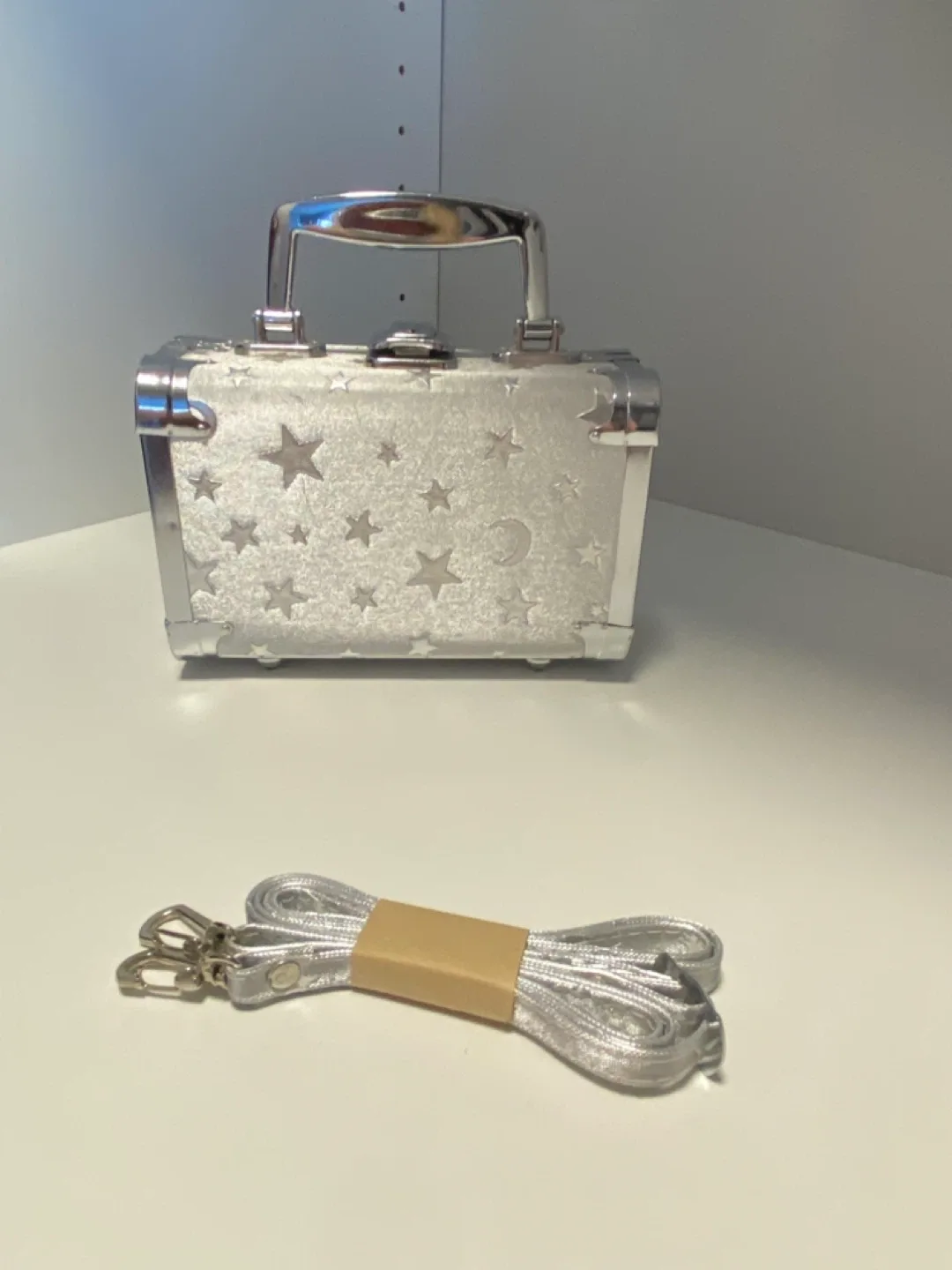 Mini Trunk Silver Star Design Bag image indicator(2)