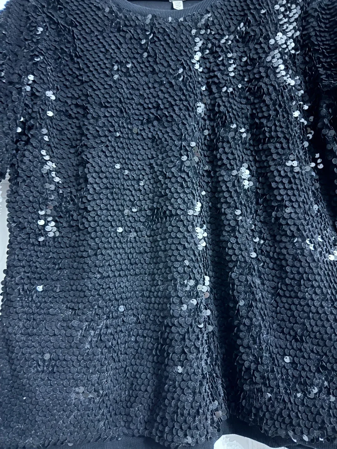 Tristan Black Sequin Top - Size G/L image indicator(4)