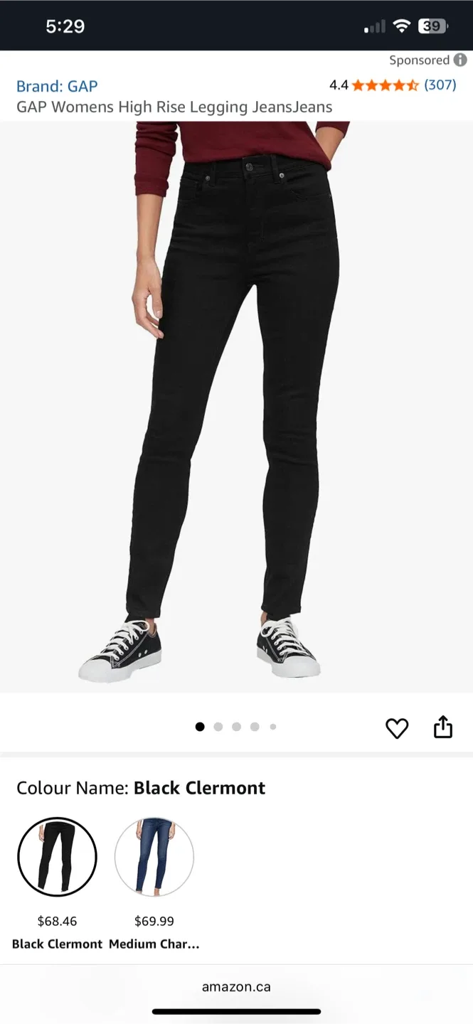 GAP High Rise Legging Jeans image indicator(4)