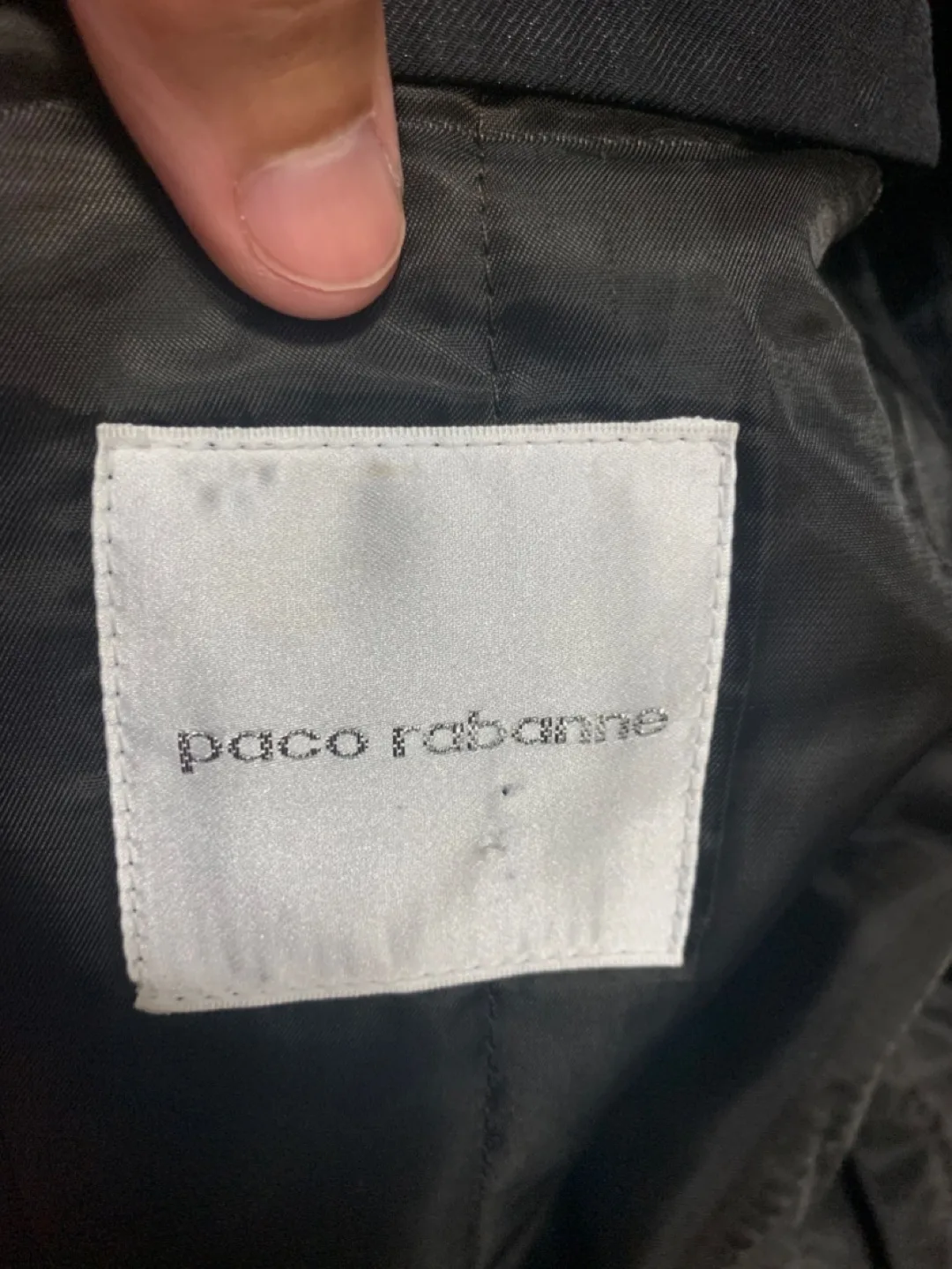 Paco Rabanne Black Trench Coat image indicator(5)