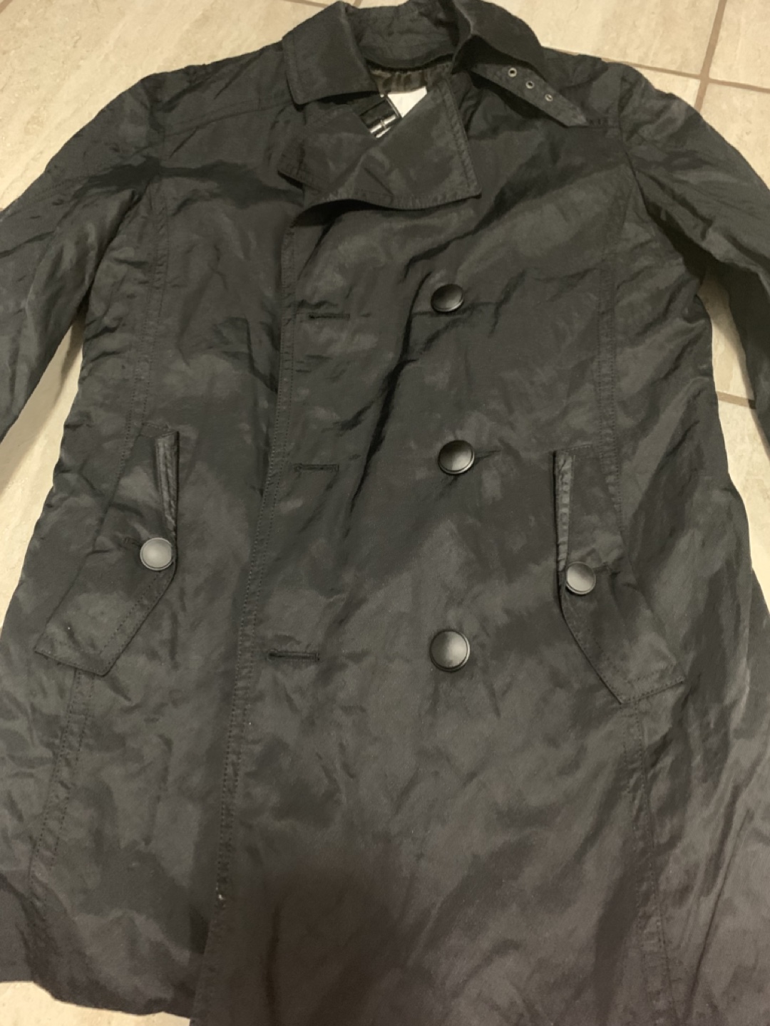Paco Rabanne Black Trench Coat