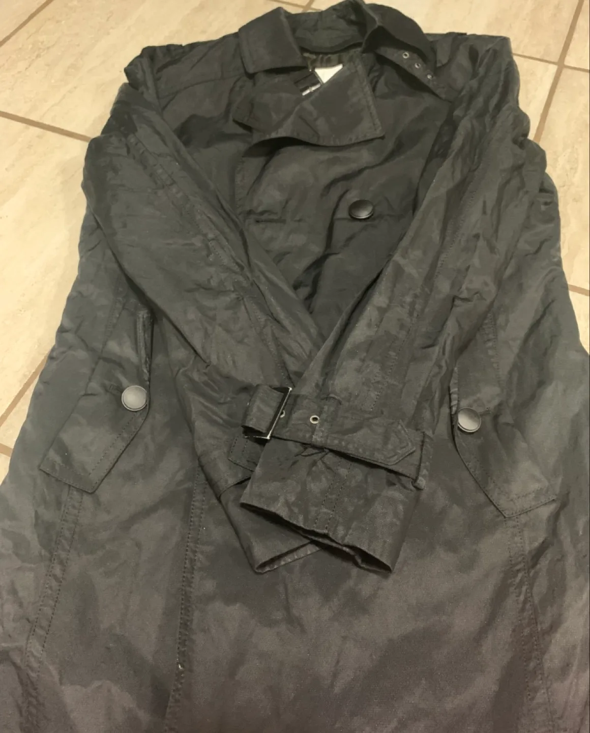 Paco Rabanne Black Trench Coat image indicator(6)