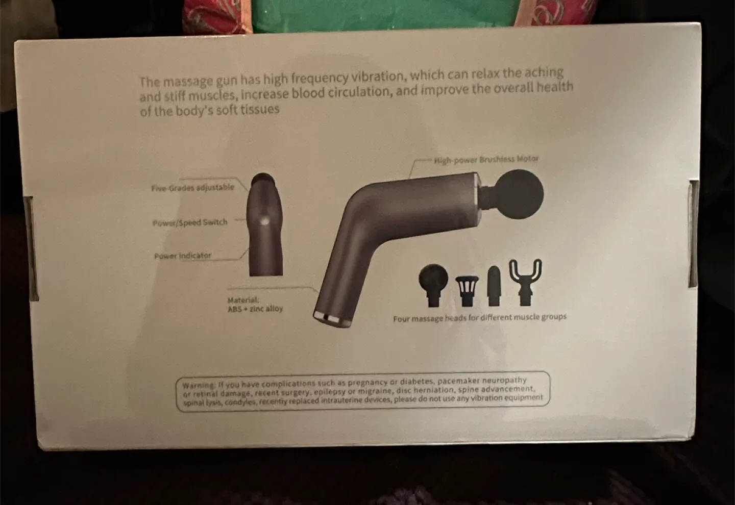 $40-Vibra Fit G Massage Gun portable image indicator(2)