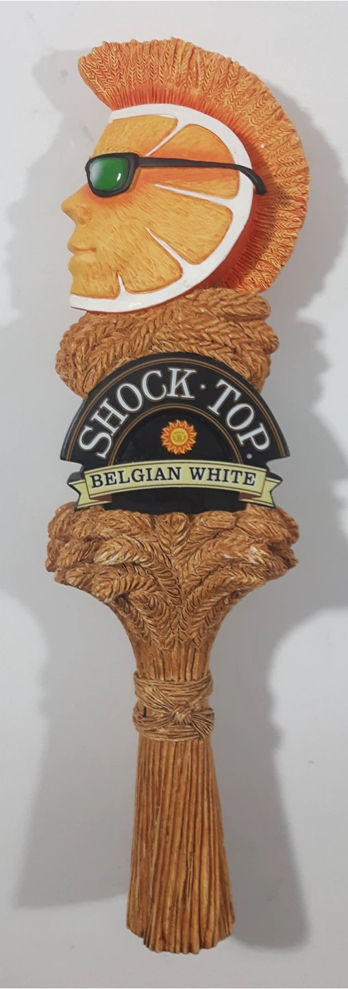Shock Top Belgian White Beer Tap Handle 12" 3D Resin - photo 2