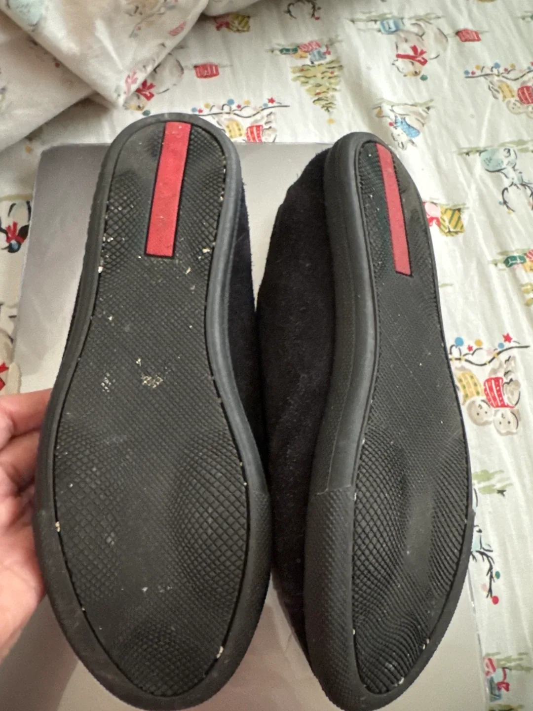 Prada Black Suede Sneakers image indicator(4)