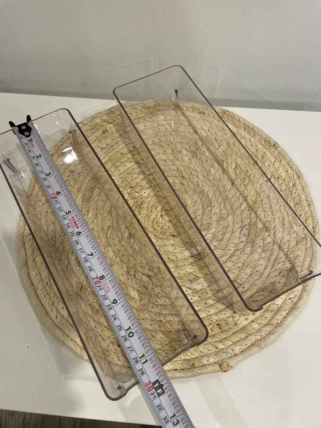 Clear Plastic Fridge Organizers - Set of 2 image indicator(2)