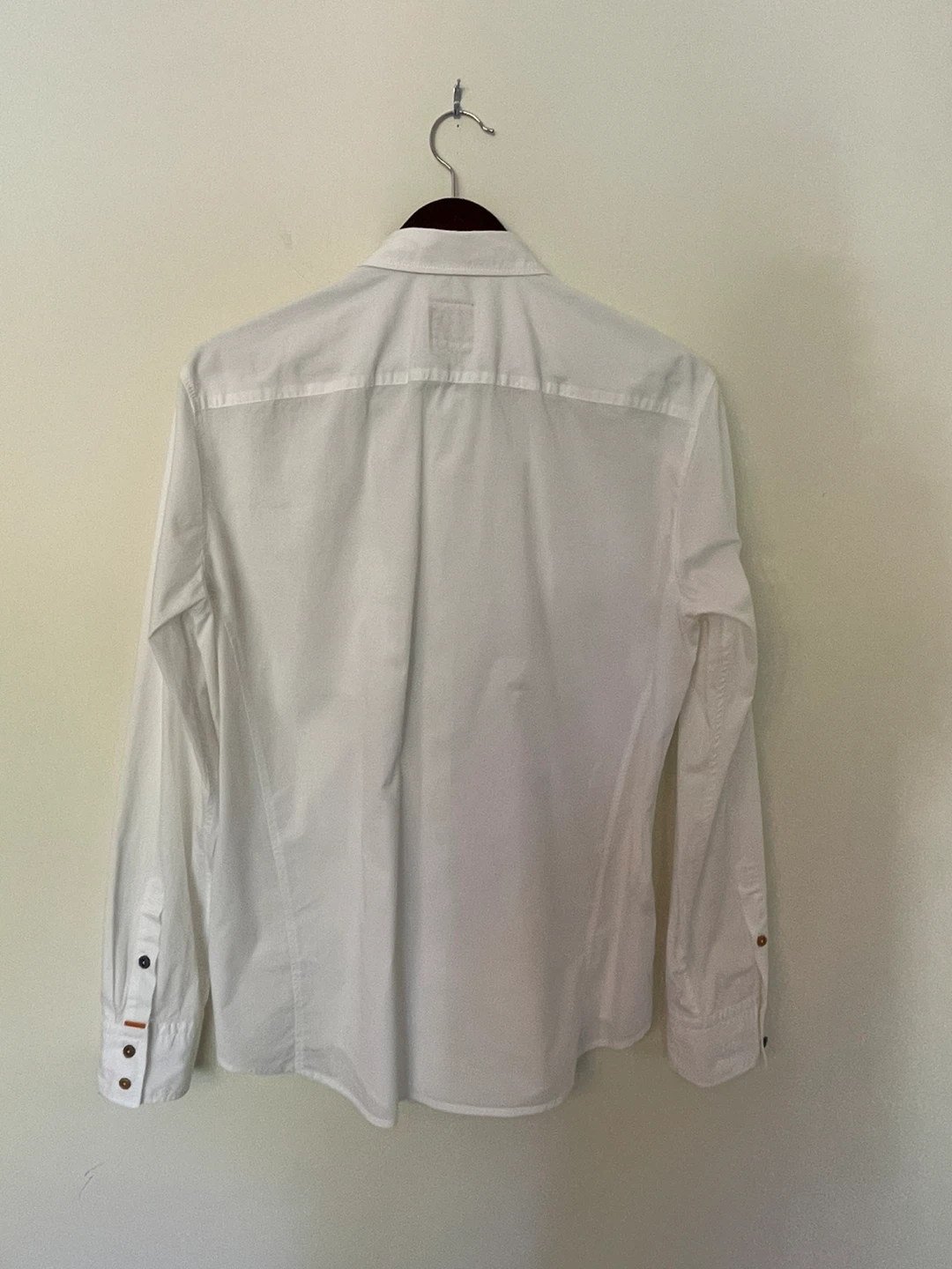 Men’s BOSS Orange White Button-Up Shirt Size Large - photo 4