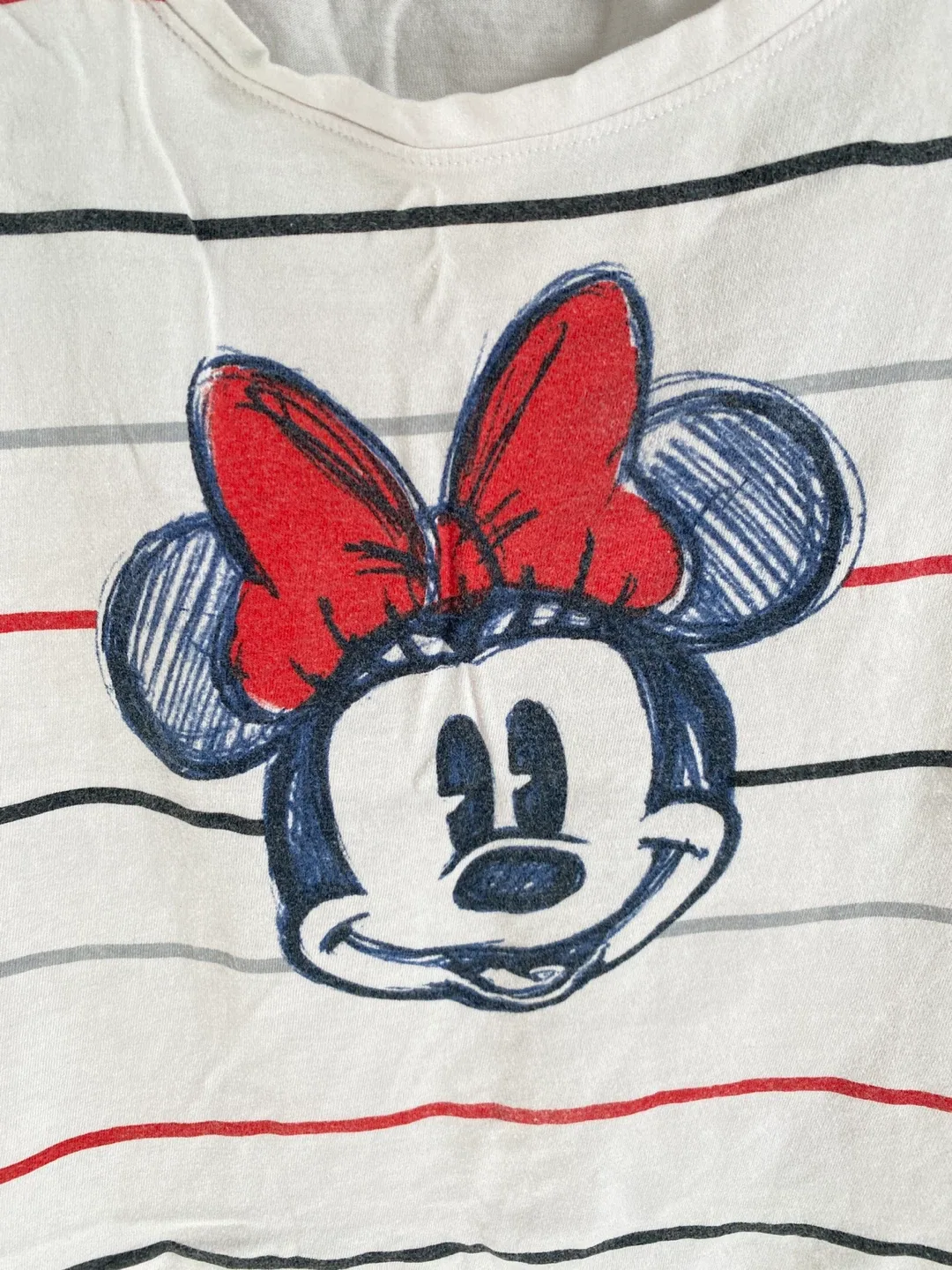 Cute Disney Minnie Mouse Striped Tee image indicator(3)