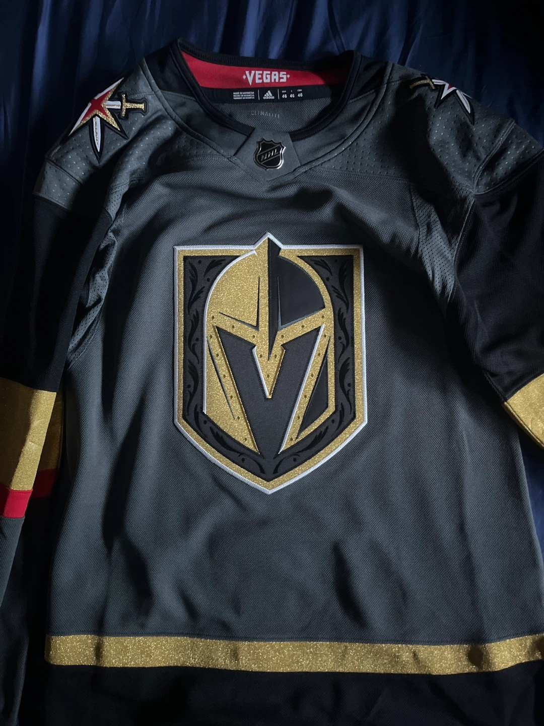 Adidas Vegas Golden Knights NHL Jersey - Size 46