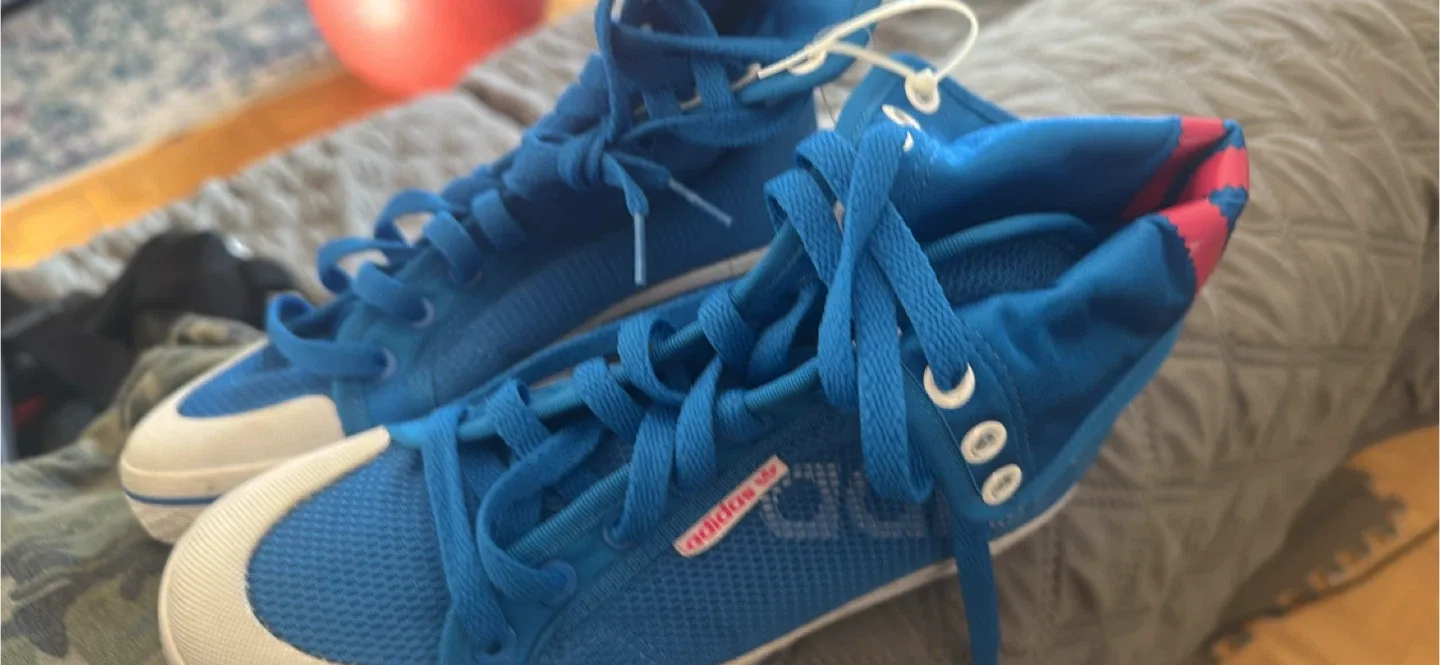Adidas Honey Hi W Blue Sneakers Size 6 thumbnail