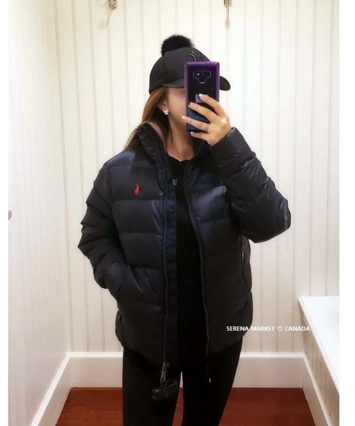 Ralph Lauren Puffer Jacket - Navy Blue image indicator(2)