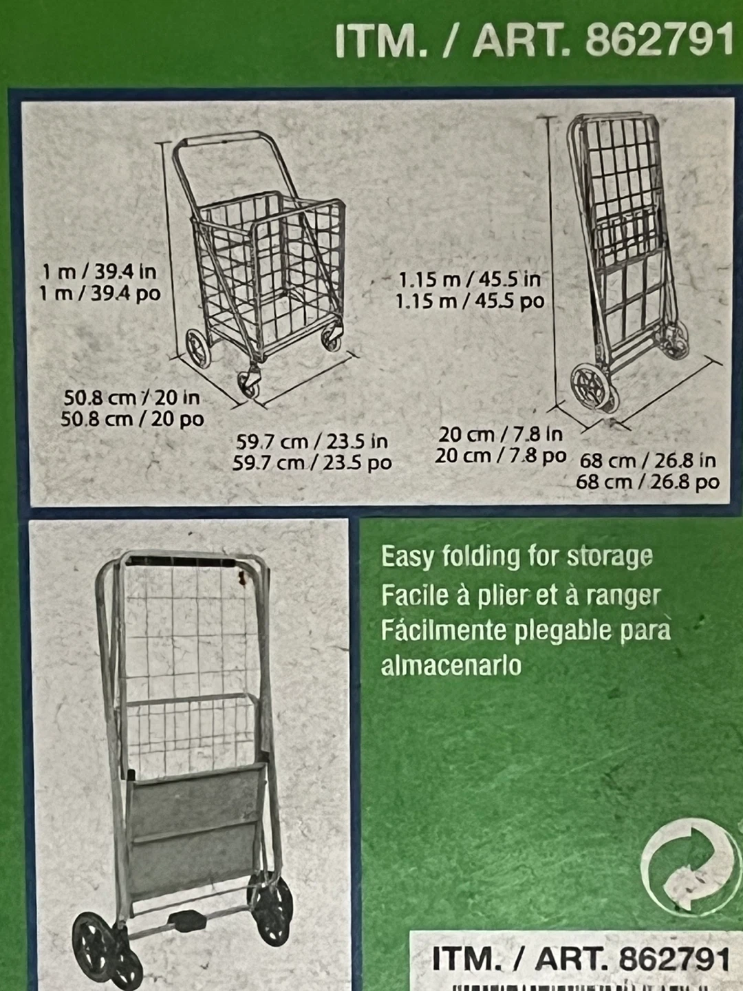 Folding Cart Chariot - photo 4