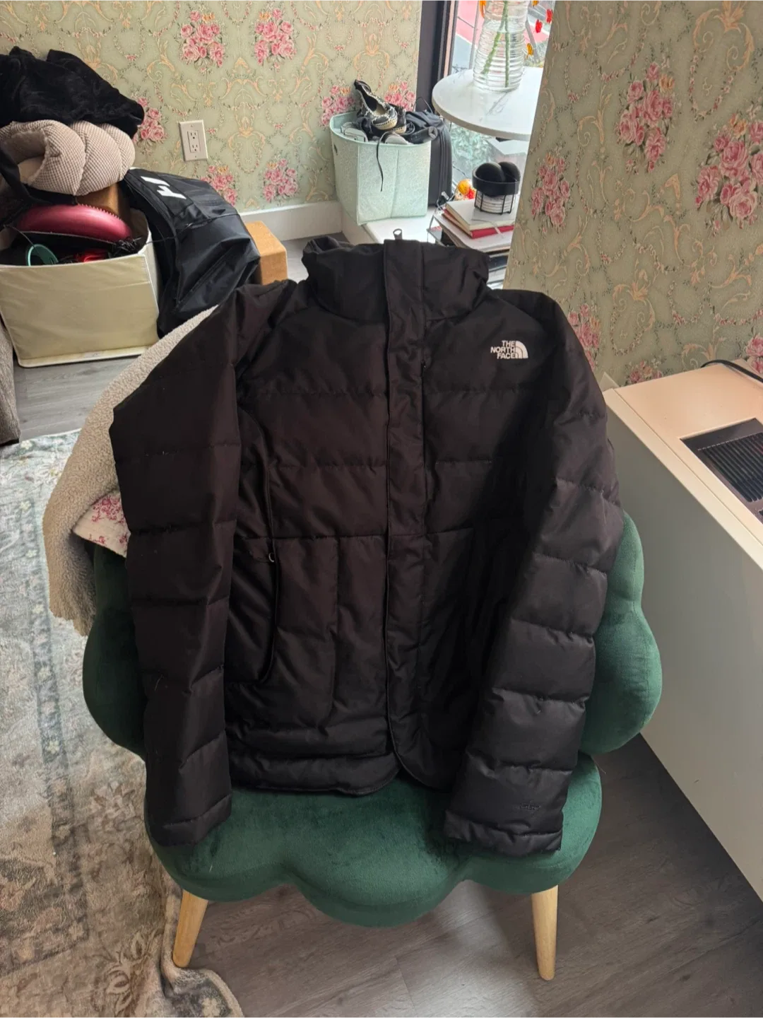 The North Face Black Puffer Jacket image indicator(2)