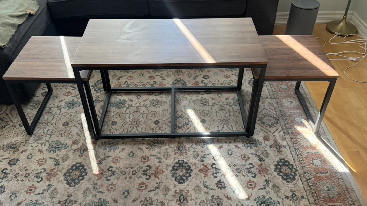 Nesting Coffee Tables - Set of 3 - photo 4