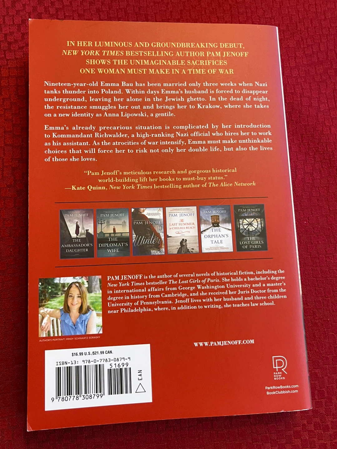 The Kommandant's Girl Trilogy book set by Pam Jenoff - photo 3