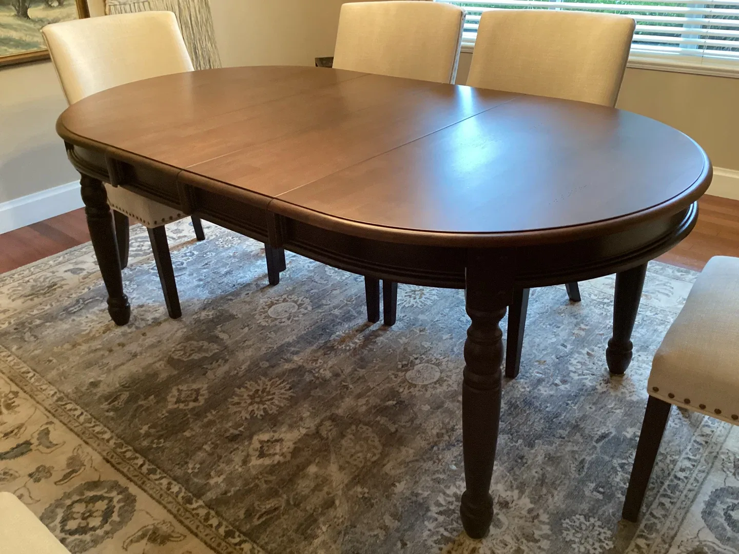 Extendable Wooden Dining Table image indicator(3)