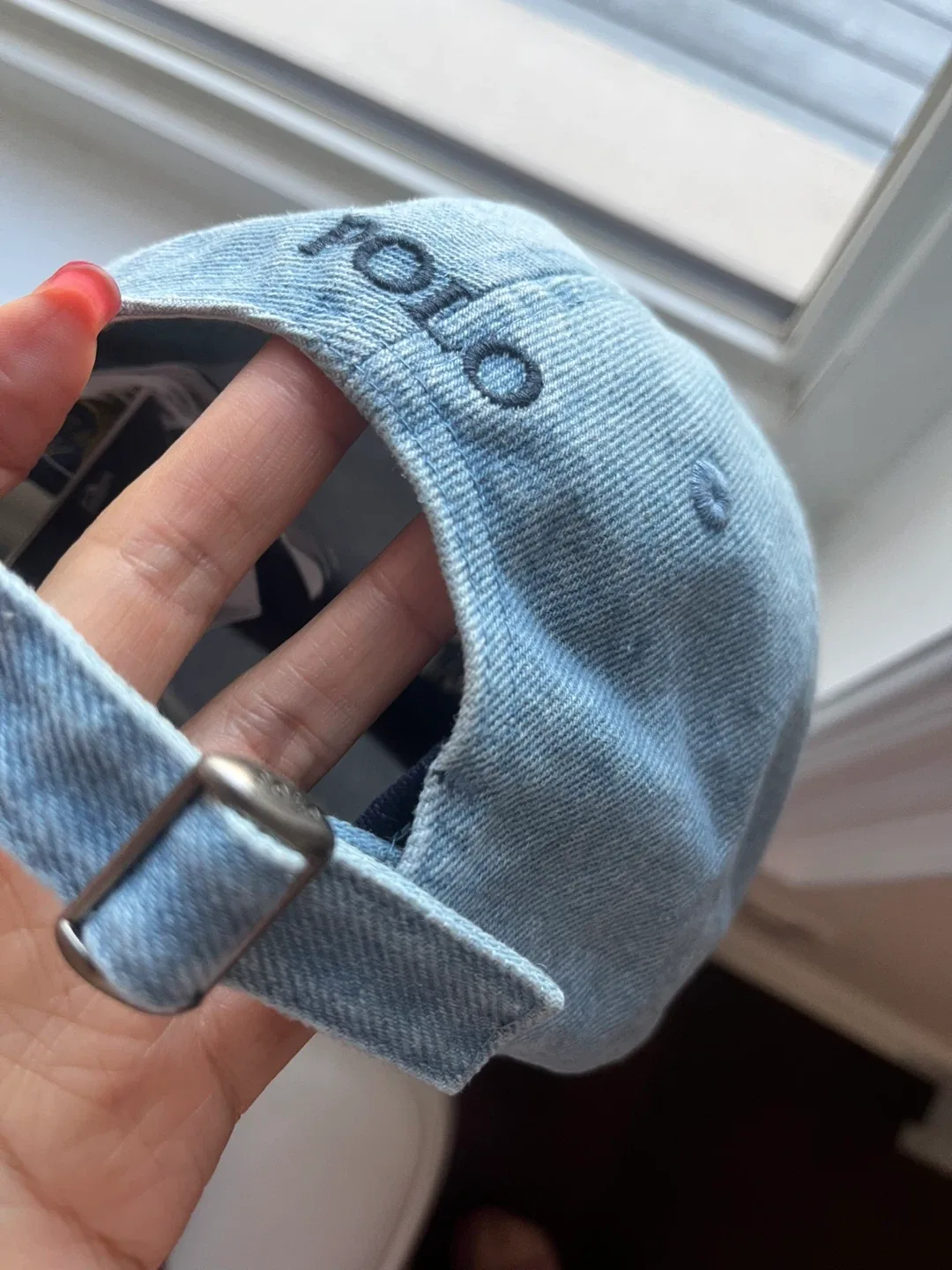 Polo Ralph Lauren Denim Baseball Cap 59cm image indicator(3)