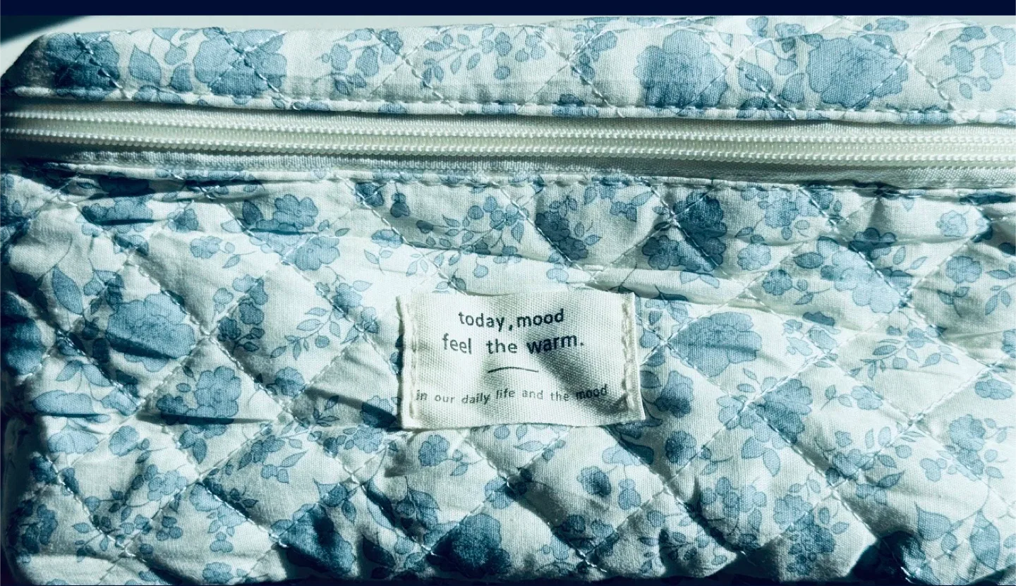 Today, Mood Floral Quilted Cosmetic Bags Set image indicator(8)