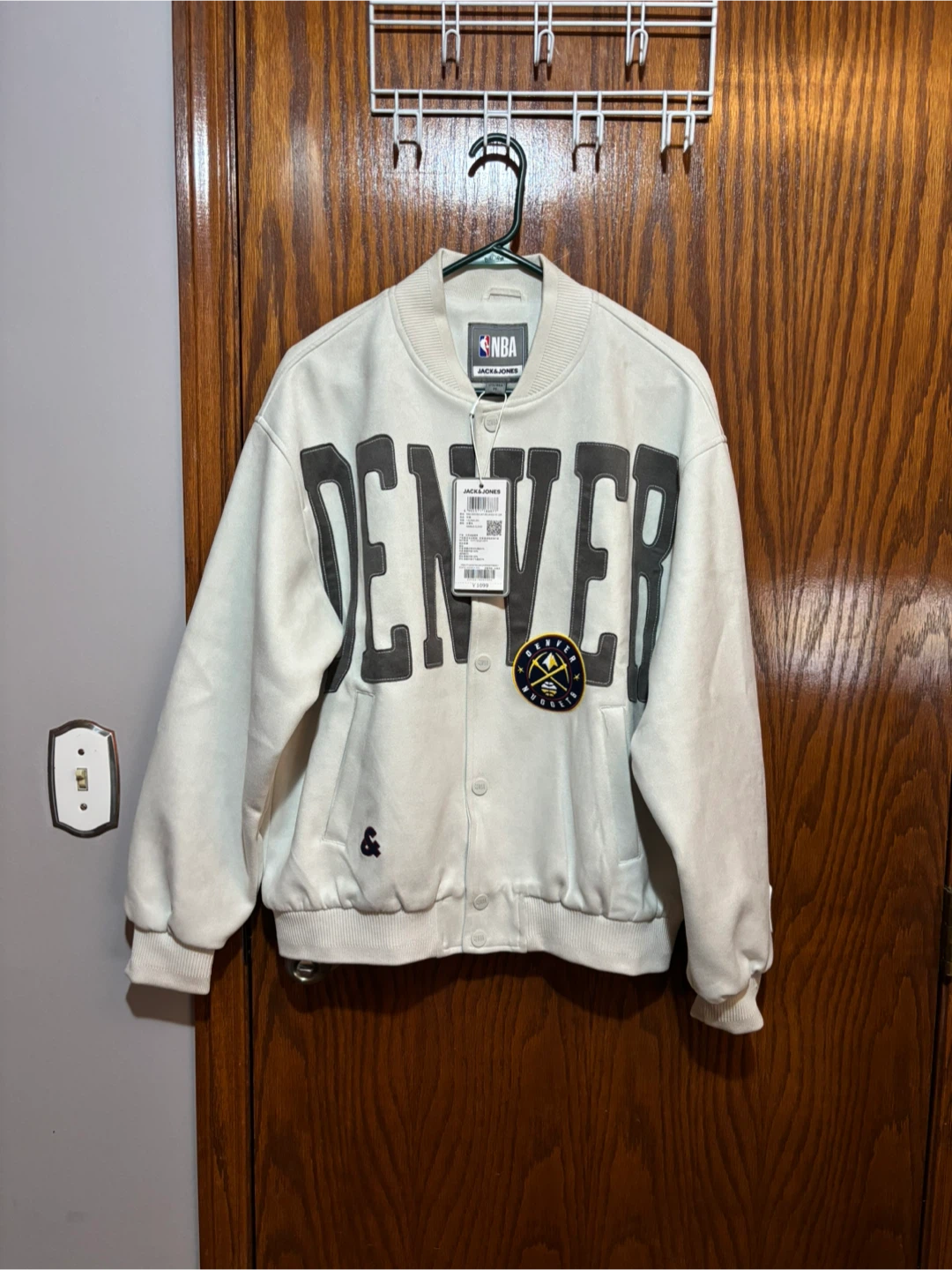 NBA ‘Denver Nuggets’ Varsity Jacket by: Jack & Jones
