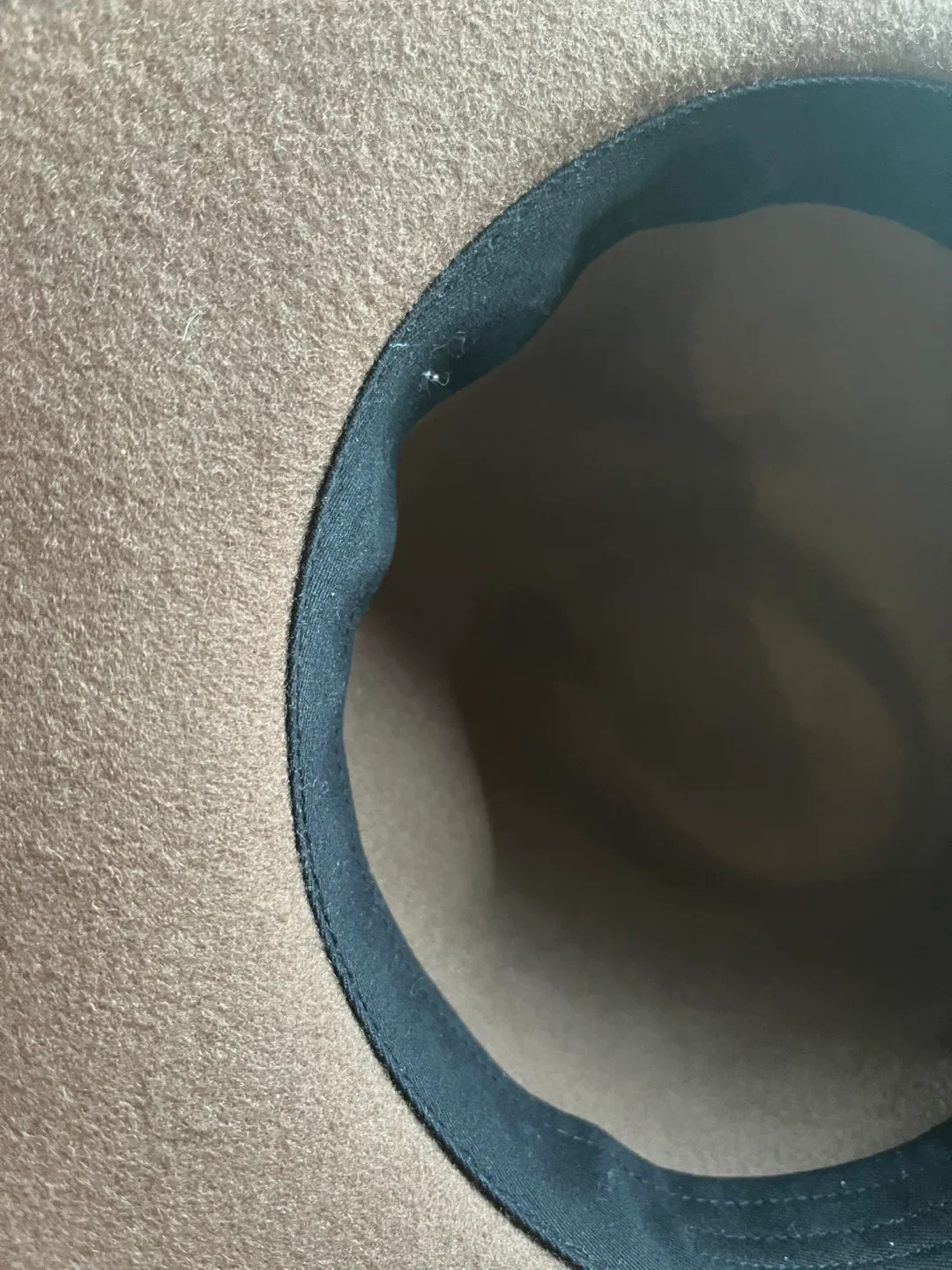 Brown Felt Fedora Hat 100 wool image indicator(4)